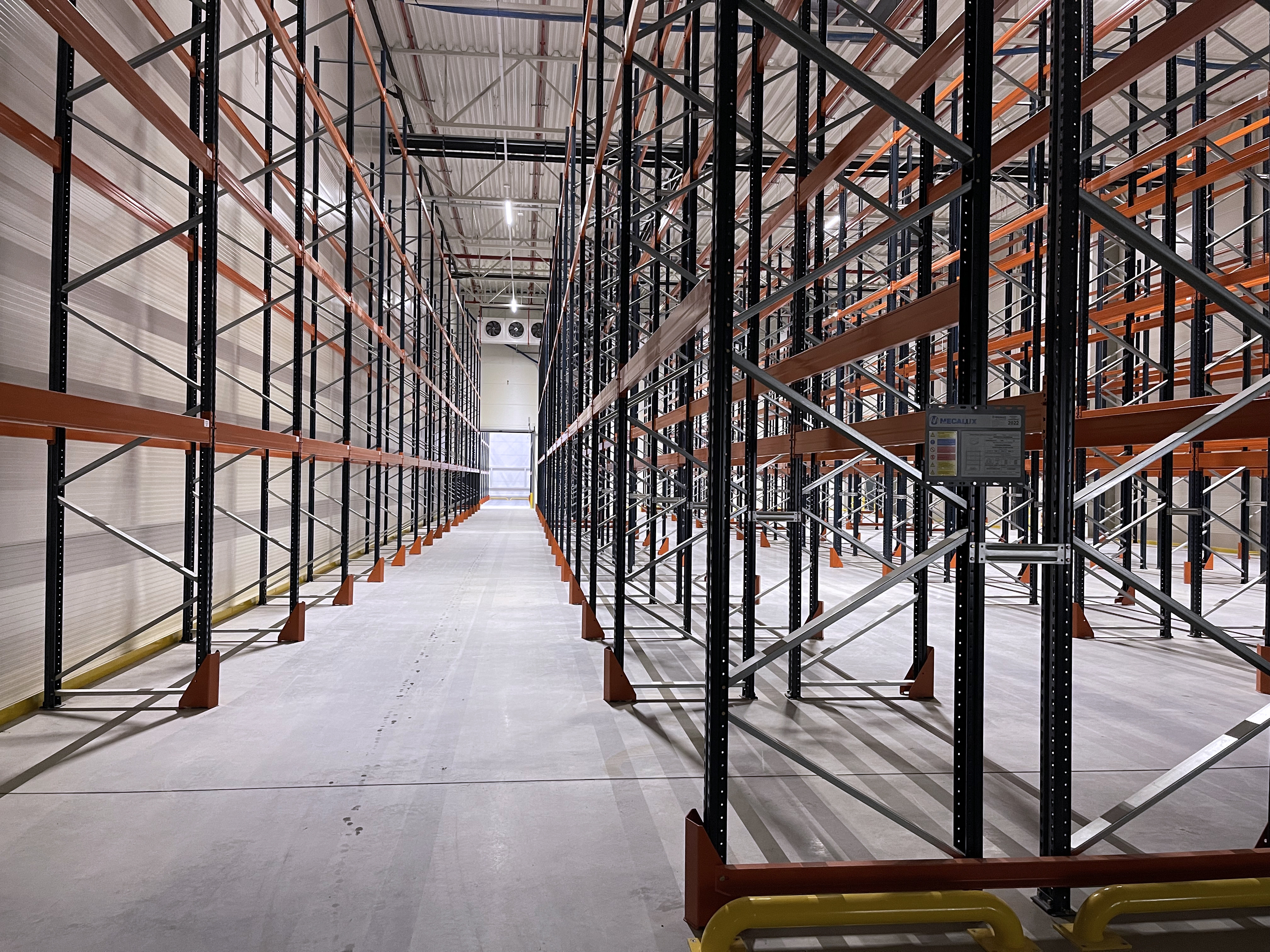 Distribution Center Stokrota warehouse shelves